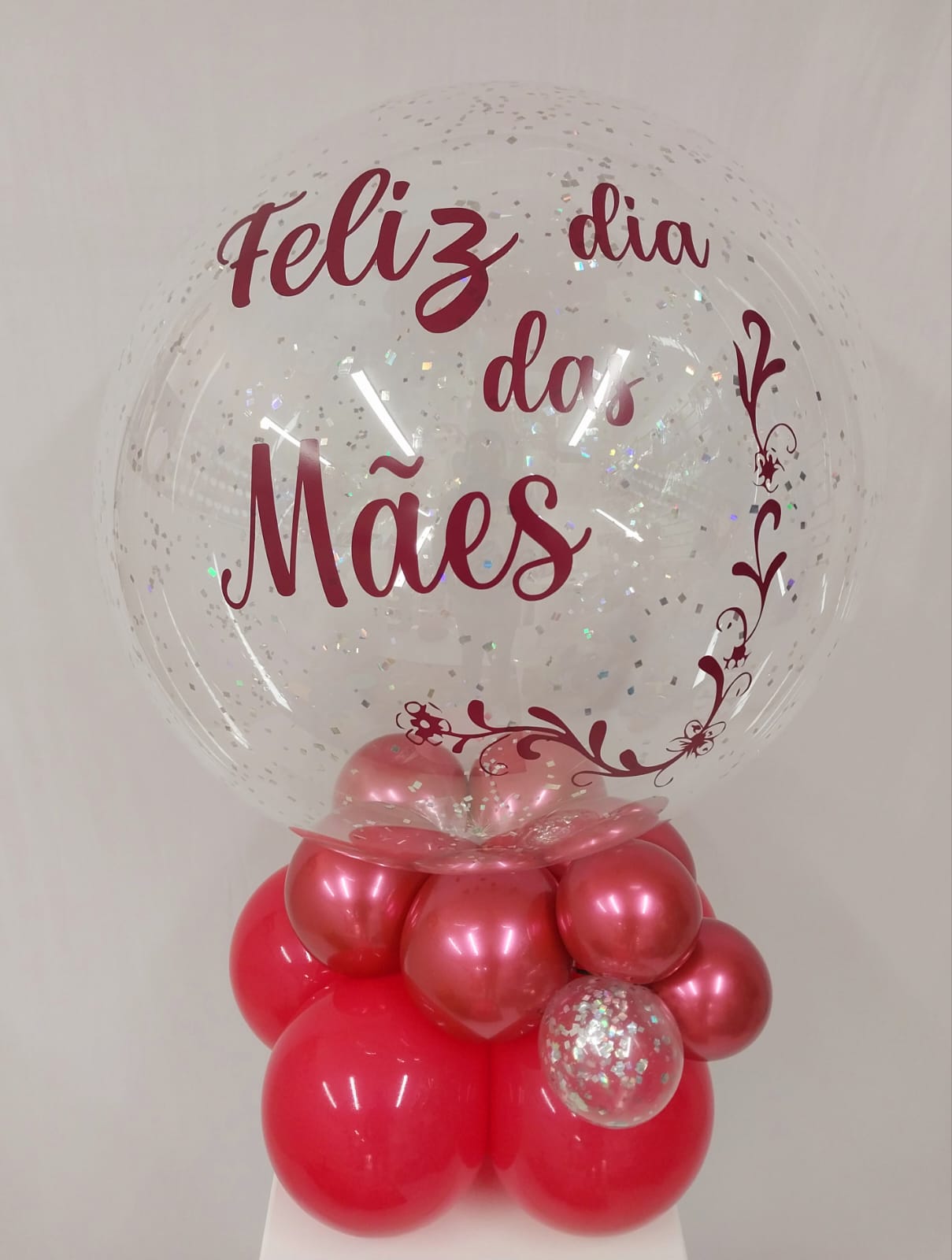 Arranjo de Balões Dias das Mães