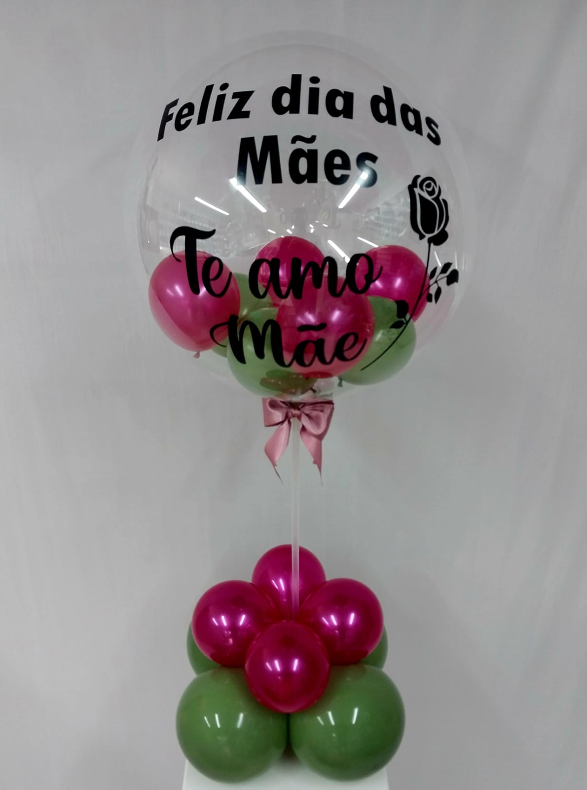 Arranjo de Balões Dias das Mães