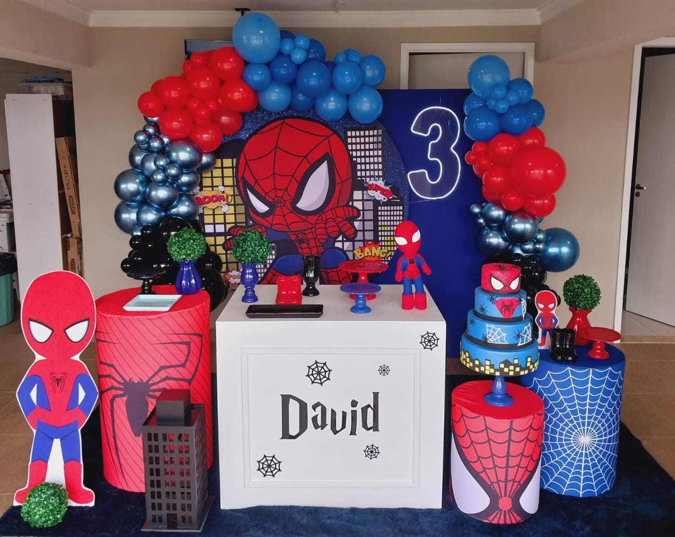 Decoração Homem Aranha